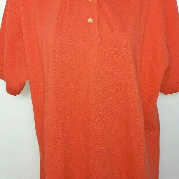 BLUE GENERATION Stain Release Womans Coral‎ Polo XL - Picture 1 of 9